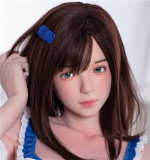 FUDOLL 165cm Fカップ 小茹ヘッド シリコン製– ピンクの和服と傘を持つ美少女ラブドール
