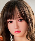 FUDOLL 165cm Fカップ 小茹ヘッド シリコン製– ピンクの和服と傘を持つ美少女ラブドール