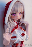 Elsa Babe 140cm Fカップ RAD040ヘッドボディ材質選択可能｜サンタ風セクシーランジェリーのリアルドール