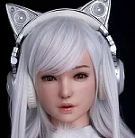 Sino Doll フルシリコン製ラブドール 実践向け 143cm Kカップ S52凛青 ヘッド 掲載画像はリアルメイク付き RSメイク付き