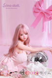 SINODOLL S70ボディ＋S60凛夭夭ヘッド シリコン製 トルソー｜ピンクドレス＆ピンク髪の半身ラブドール