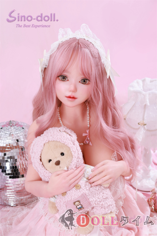 SINODOLL S70ボディ＋S60凛夭夭ヘッド シリコン製 トルソー｜ピンクドレス＆ピンク髪の半身ラブドール