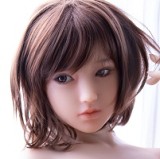 Sanhui Doll145cm Gカップ  小優ヘッド　シリコン製  黒白メイド風スタイルの少女系ラブドール