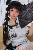 Sanhui Doll145cm Gカップ  小優ヘッド　シリコン製  黒白メイド風スタイルの少女系ラブドール