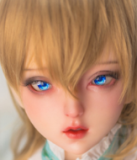 Sanhui Doll145cm Gカップ  小優ヘッド　シリコン製  黒白メイド風スタイルの少女系ラブドール