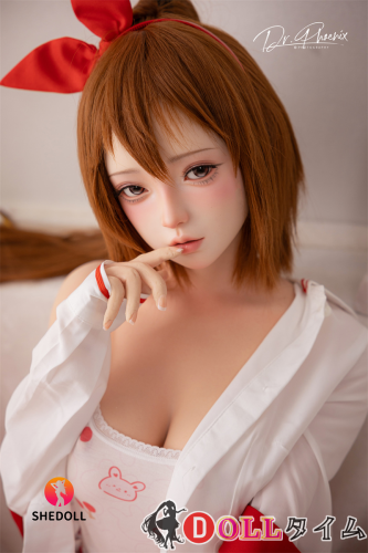 SHEDOLL 148cm Dカップ 柠檬ヘッド シリコン製 赤い吊りスカートのドジっ子ラブドール