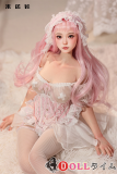 Minouva 75cm シリコン製 高級お嬢様系ラブドール 白ドレス＆白タイツ仕様