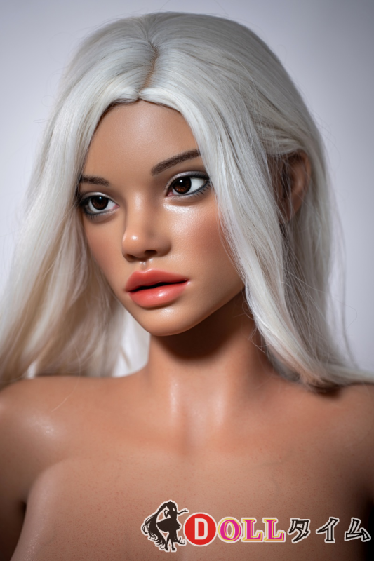 FUDOLL 162cm Fカップ 安娜ヘッド シリコン製白髪褐色肌 ヨーロッパ風 高品質ダッチワイフ