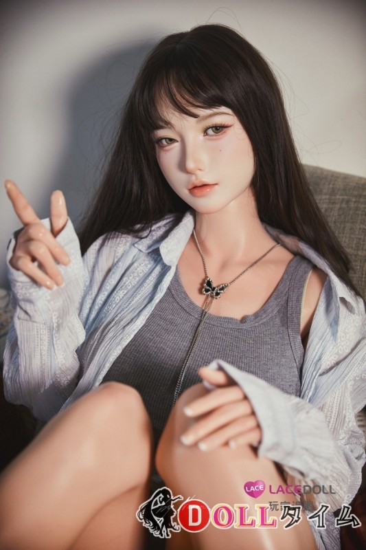 LACEDOLL 163cm Hカップ 晚冰ヘッド  フルシリコン製 ラブドール – 黒髪ロング×包臀ワンピの美巨乳ドール