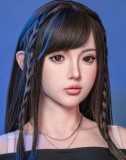 MDDOLL 150cm Eカップ M13ヘッド シリコン製 ヘッドホン付き白ベスト美少女ラブドール