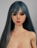 MDDOLL 162cm Hカップ M20ヘッド シリコン製 白ハイセクシードレスの金髪巨乳ラブドール 欧米風スタイル