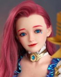MDDOLL 162cm Hカップ M20ヘッド シリコン製 白ハイセクシードレスの金髪巨乳ラブドール 欧米風スタイル