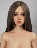 MDDOLL 162cm Hカップ M20ヘッド シリコン製 白ハイセクシードレスの金髪巨乳ラブドール 欧米風スタイル