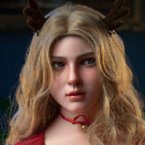Irontech Doll 165cm Gカップ A1ヘッド シリコン製 巨乳ラブドール 東洋美人 オレンジ水着姿