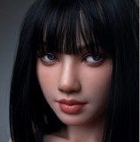 Irontech Doll 165cm Gカップ A1ヘッド シリコン製 巨乳ラブドール 東洋美人 オレンジ水着姿