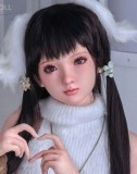MDDOLL 166(B)cm Eカップ M18ヘッド シリコン製ラブドール 緑色のクロップドトップと黒いスキニーパンツ