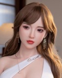 MDDOLL 166(C)cm Dカップ M12ヘッド シリコン製ラブドール 白いシースルーシャツを着た美しいドール