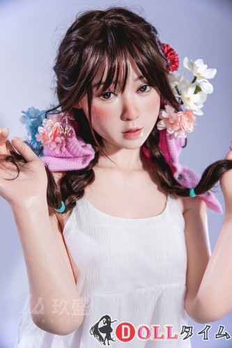 Jiusheng Doll 150cm Bカップ Enyaヘッド シリコン製 白いドレスと花々で飾られた美少女ラブドール