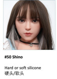 Jiusheng Doll 148cm Bカップ Arisa(ROS)ヘッド シリコン製 白＆シースルーランジェリー姿の欧米風ラブドール