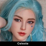 TOP-CY Doll 168cm Fカップ Scarlettヘッド(ROS) リコン製 黒ドレス姿のセクシーな巨乳ラブドール