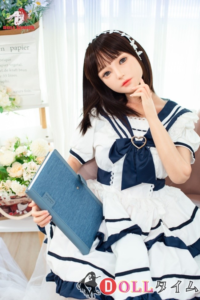 Doll Senior 148cm Cカップ 弥耶（Miye）ヘッド  TPE/シリコン材質選択可能 ブラック＆ホワイトドレス＆ホワイトストッキング 大小姐タイプ ラブドール