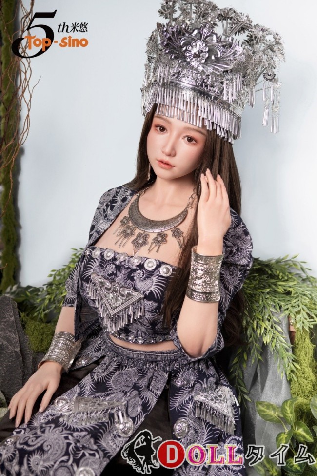 【RRS+版】Top-Sino 162cm Gカップ T1Dヘッド TYPE グラビア シリコン製 民族衣装のミャオ族少女ラブドール