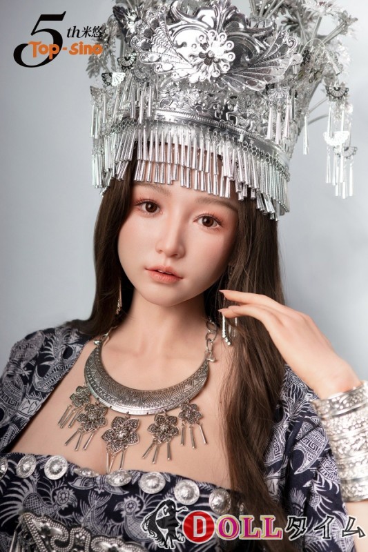 【RRS+版】TOP-SINO 162cm Gカップ T1Dヘッド シリコン製 民族衣装のミャオ族少女ラブドール
