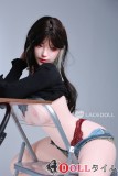 LACEDOLL 168cm Dカップ 夏沫ヘッド シリコン製 黒色トップスとショートパンツの美麗ラブドール 豊満ボディ