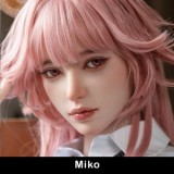 TOP-CYDOLL 176cm Eカップ Beatriceヘッド シリコン製 白い上衣と白い長裙の巻き髪欧美風ラブドール