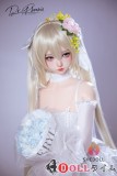 SHEDOLL 156cm Eカップ 熙熙2.0ヘッド シリコン製 白いワンピースと白ストッキングの可愛いラブドール