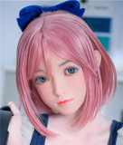 FUDOLL 162cm Fカップ 覃星苒ヘッド シリコン製 白ワンピース美人ラブドール