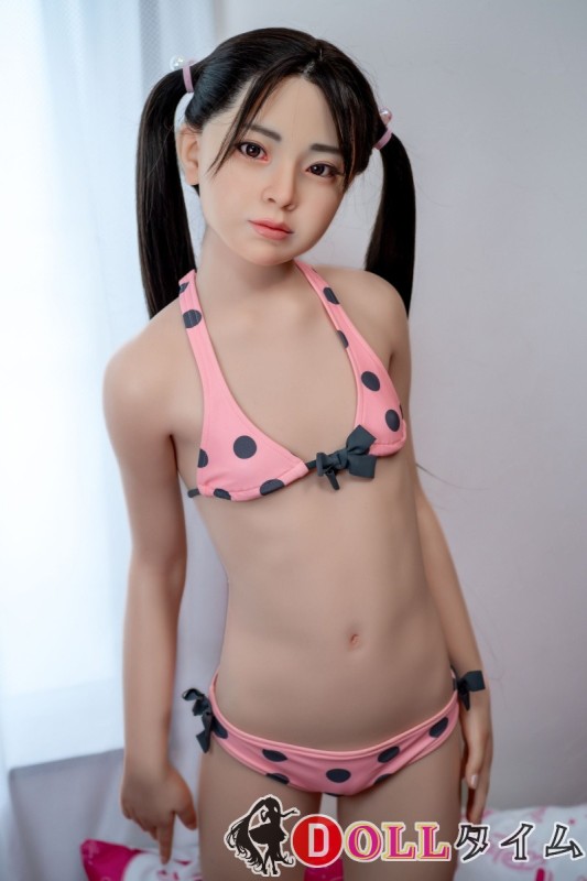 J-CUTE DOLL 137cm AAカップ AGD17羽純ヘッド シリコン製 ピンクビキニ双馬尾ラブドール