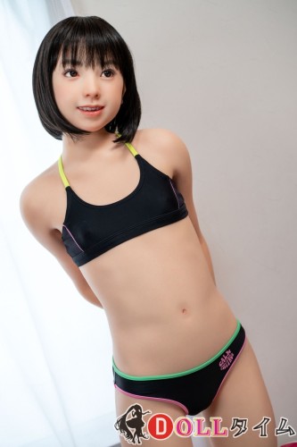 J-CUTE DOLL 149cm AAカップ AGD02紬ヘッド シリコン製 黒ビキニ短髪ラブドール