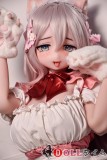 Elsa Babe 148cm S/M/L胸型  RAD051ヘッド 歌川美希 二次元ラブドール 白色メイド服 猫爪手袋