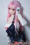 Elsa Babe 148cm S/M/L胸型 RAD007 ヘッド 横谷悠希子 シリコン製 黒サスペンダー付きピンク髪二次元ラブドール 巨乳美少女