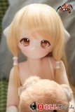 浅色花柄ワンピースを着た mozu 85cm ラブドール 二次元風デザイン