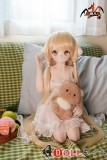 MOZU DOLL 85cm SR級 材質選択可能 金髪 二次元美少女ラブドール｜浅色花柄ワンピース姿の可愛いドール