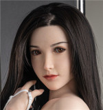 FANREAL 155cm Fカップ Kelly(ROS)ヘッド シリコン製 ピンクビキニ 欧米風ブラウン肌ラブドール