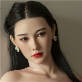 FANREAL 155cm Fカップ Kelly(ROS)ヘッド シリコン製 ピンクビキニ 欧米風ブラウン肌ラブドール