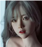 FANREAL 155cm Fカップ Kelly(ROS)ヘッド シリコン製 ピンクビキニ 欧米風ブラウン肌ラブドール