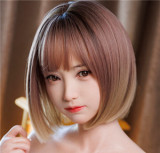 FANREAL 155cm Fカップ Kelly(ROS)ヘッド シリコン製 ピンクビキニ 欧米風ブラウン肌ラブドール