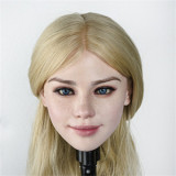 FANREAL 155cm Fカップ Kelly(ROS)ヘッド シリコン製 ピンクビキニ 欧米風ブラウン肌ラブドール