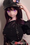 格子スカート姿の144cm Gカップ二次元美少女ドール