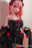 Elsa Babe 144cm Gカップ RAD047花守薰ヘッド シリコン製 赤い花冠と黒ドレスの二次元巨乳ラブドール