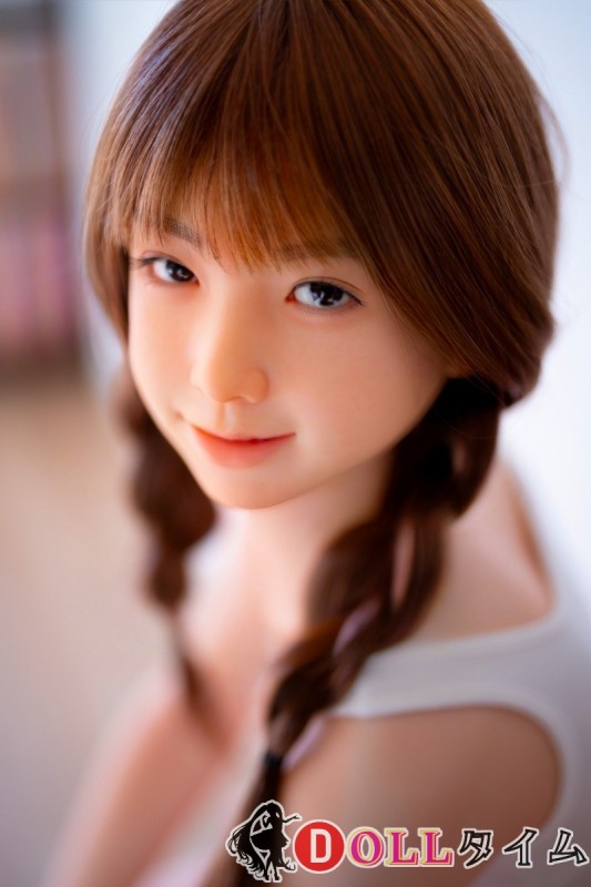 J-cute DOLL 149cm AAカップ AGD02ヘッド(紬) シリコン製 白色背心×ピンクミニスカートの可愛いラブドール