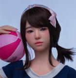 Art-doll NOVAシリーズ 148cm AAカップ 梓桤ヘッド 黒肩出しトップス×灰色ミニスカート少女ラブドール
