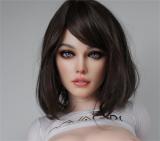 Art-doll NOVAシリーズ 148cm AAカップ 梓桤ヘッド 黒肩出しトップス×灰色ミニスカート少女ラブドール