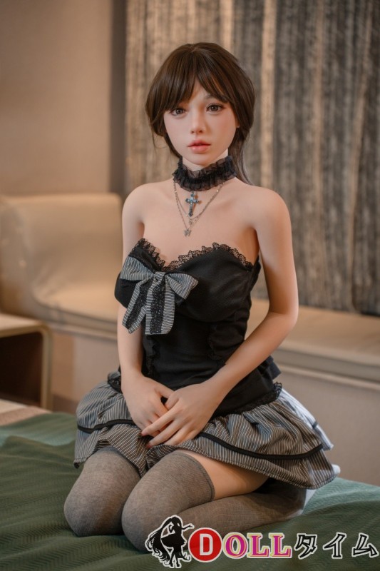 Art-doll NOVAシリーズ 148cm AAカップ 梓桤ヘッド 黒肩出しトップス×灰色ミニスカート少女ラブドール
