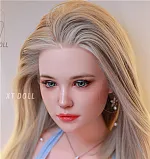 XTDOLL 165cm Eカップ Mei-Liヘッド シリコン製 美しい隣家少女ラブドール 赤いランジェリーと黒ストッキング着用