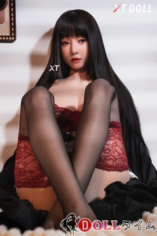 XTDOLL 165cm Eカップ Mei-Liヘッド シリコン製 美しい隣家少女ラブドール 赤いランジェリーと黒ストッキング着用